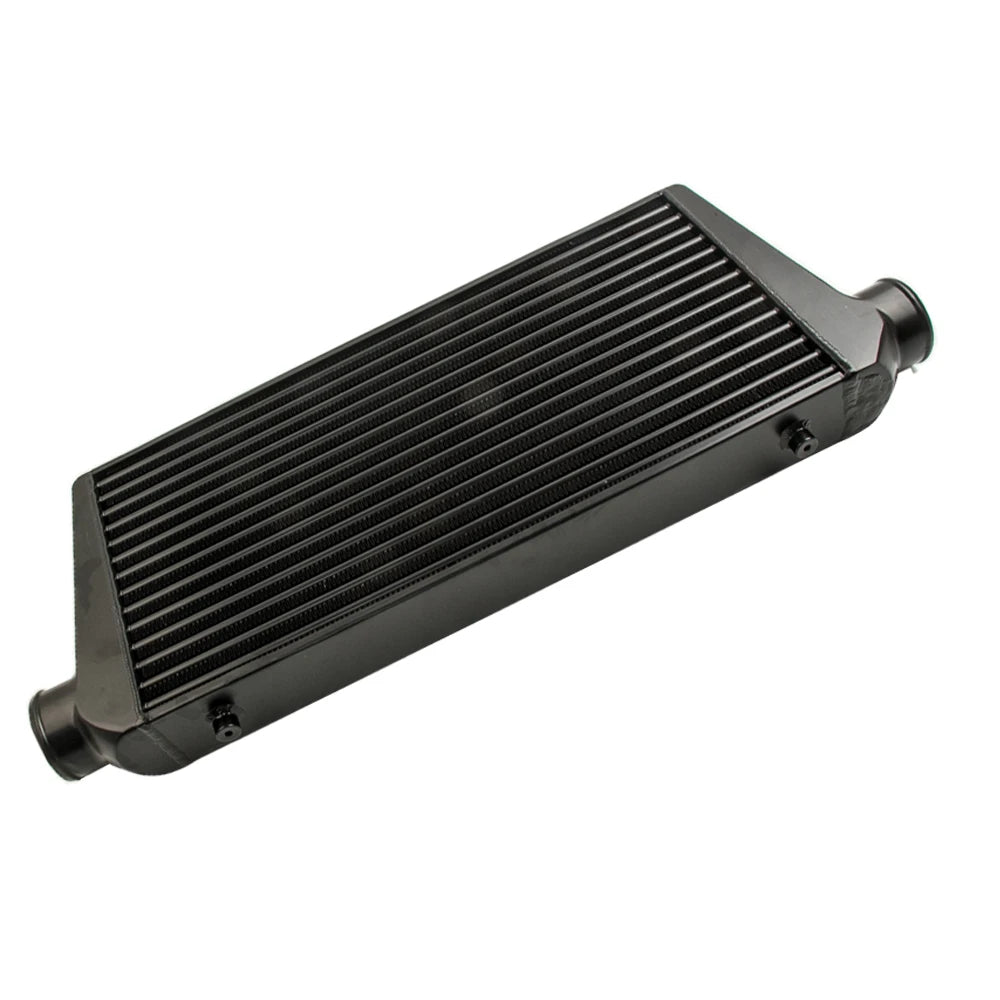 Universal 3" Front Mount Intercooler 600x300x76mm Tube & Fin Turbo FMIC Black