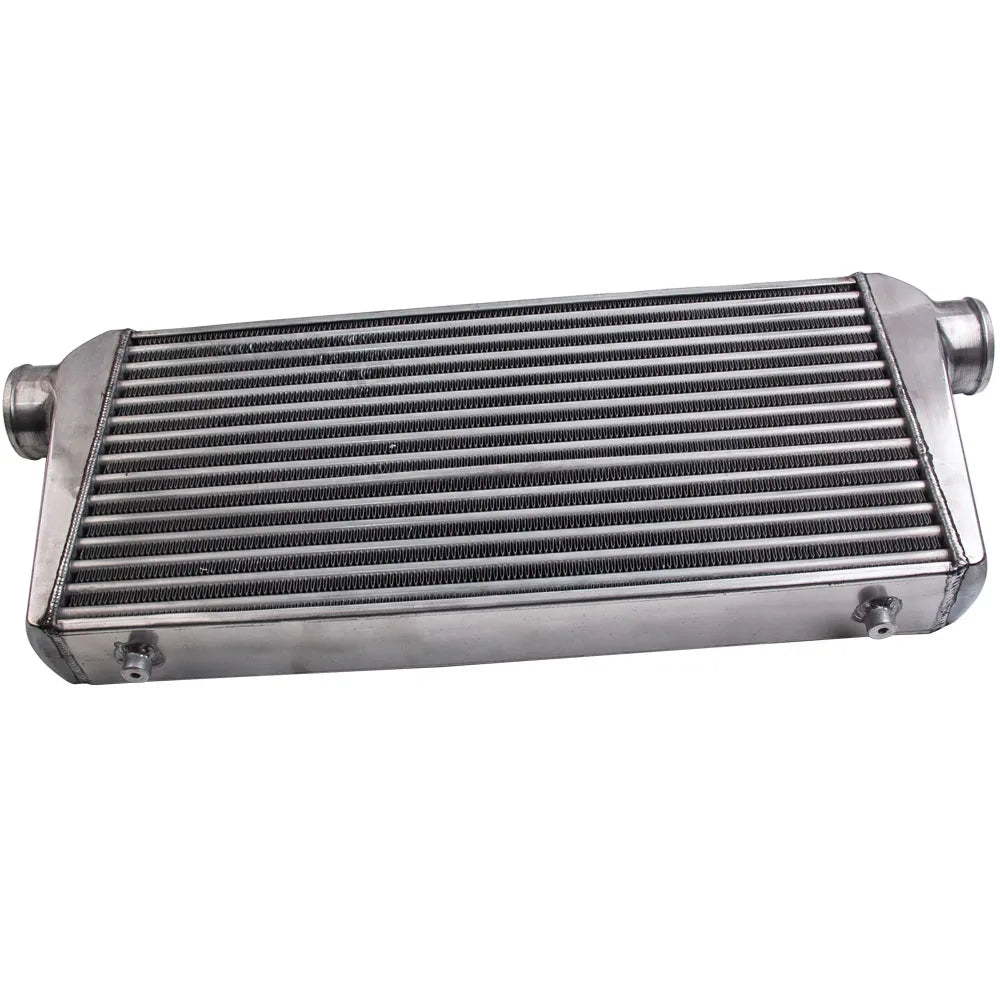 Universal 3" Front Mount Intercooler 600x300x76mm Tube & Fin Turbo FMIC Black