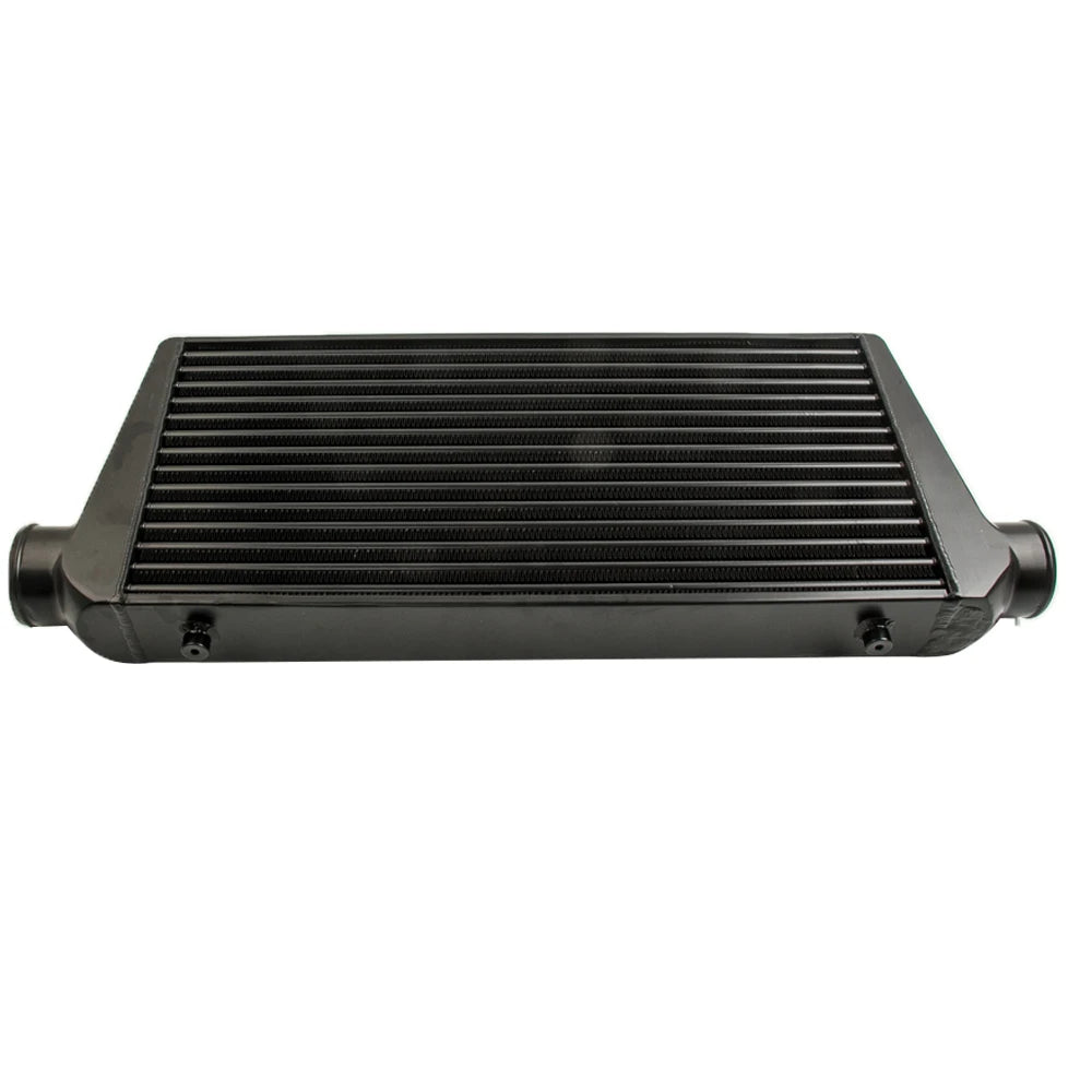Universal 3" Front Mount Intercooler 600x300x76mm Tube & Fin Turbo FMIC Black