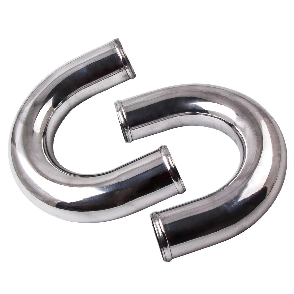 Universal T3 T4 Turbo V-Band Pipe Kit 2.5" 64mm Stainless Steel 4/6 Cyl 8pc