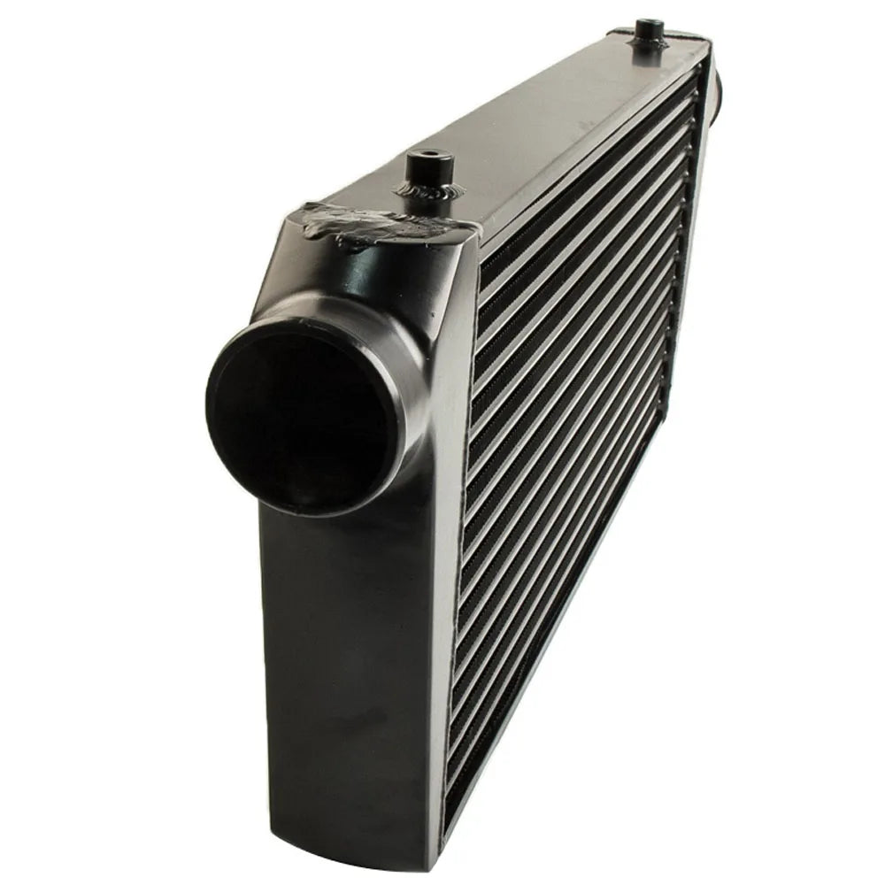 Universal 3" Front Mount Intercooler 600x300x76mm Tube & Fin Turbo FMIC Black