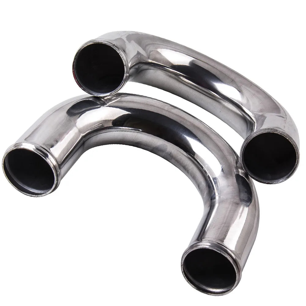 Universal T3 T4 Turbo V-Band Pipe Kit 2.5" 64mm Stainless Steel 4/6 Cyl 8pc