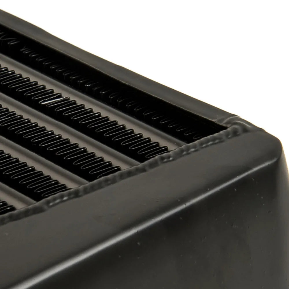 Universal 3" Front Mount Intercooler 600x300x76mm Tube & Fin Turbo FMIC Black