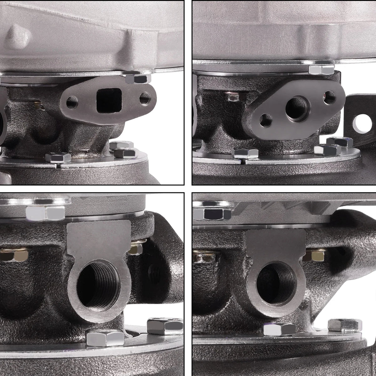 GT30 GT3037 GT3076 Turbocharger 4/6 Cylinder 2.5L-3.0L T3 4-Bolt Water Cooled